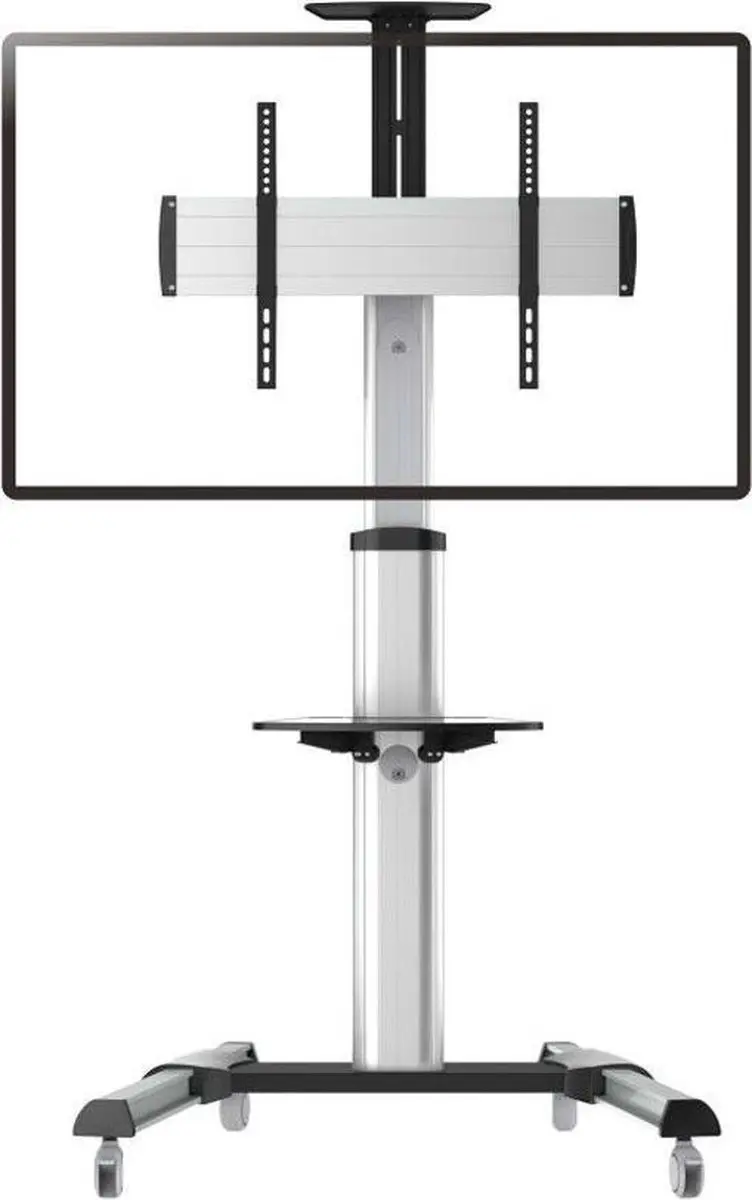 Roline TV-wagen 17031260 - 70 Inch Zilver - In hoogte/kantel/draaibaar - afbeelding 6 van 6