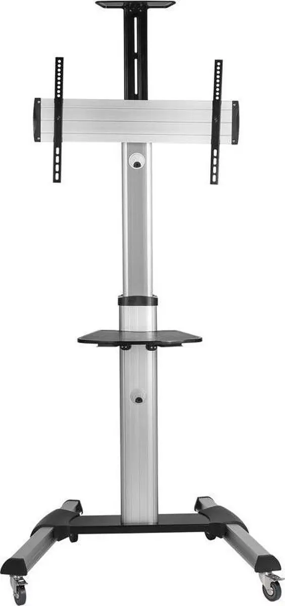 Roline TV-wagen 17031260 - 70 Inch Zilver - In hoogte/kantel/draaibaar