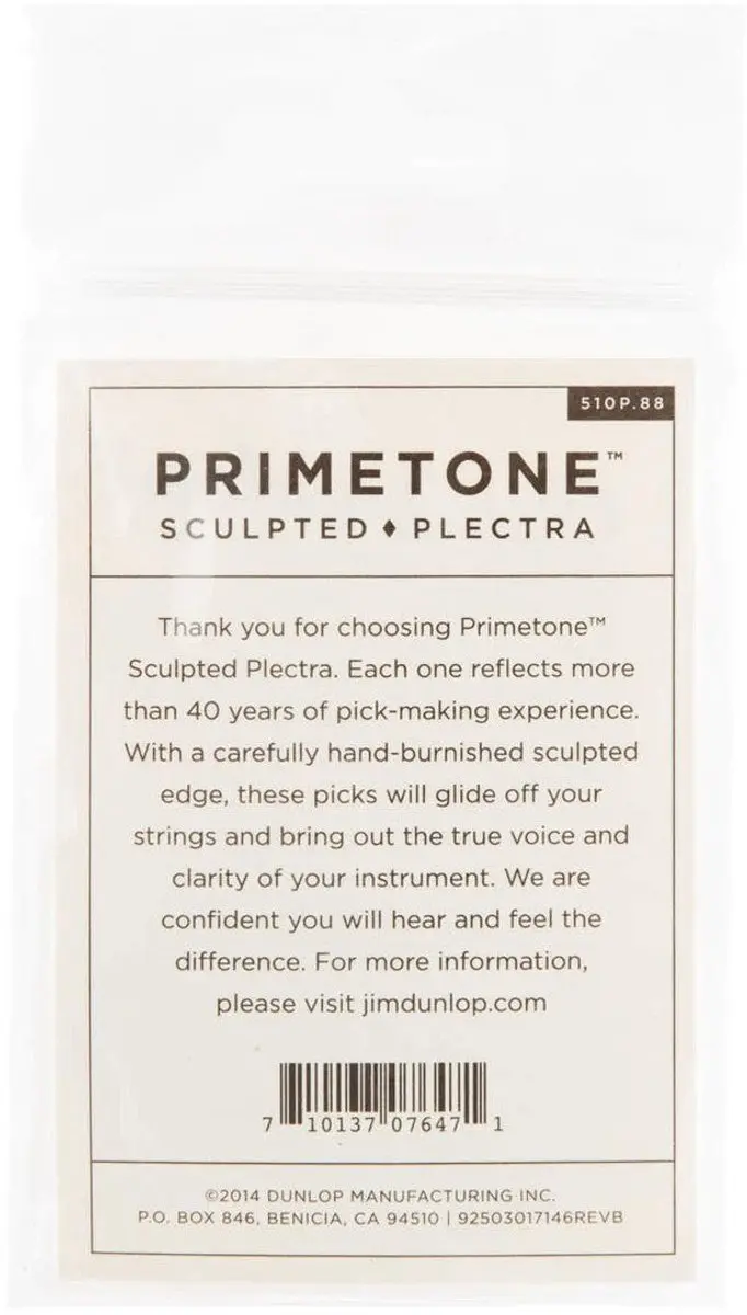 Dunlop Primetone Gitaarplectrum 0.88mm