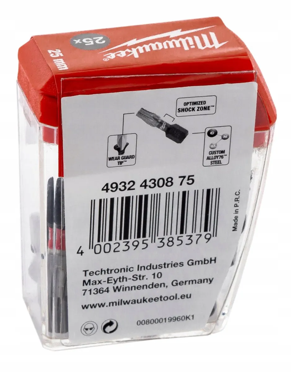 Milwaukee Shockwave Gen II TX20 Torxbits - 25 Stuks - afbeelding 2 van 6