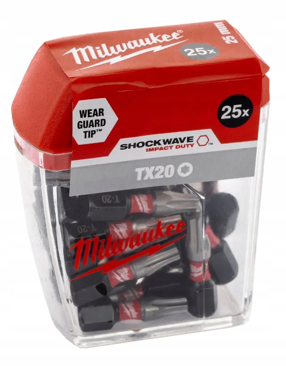 Milwaukee Shockwave Gen II TX20 Torxbits - 25 Stuks - afbeelding 3 van 6
