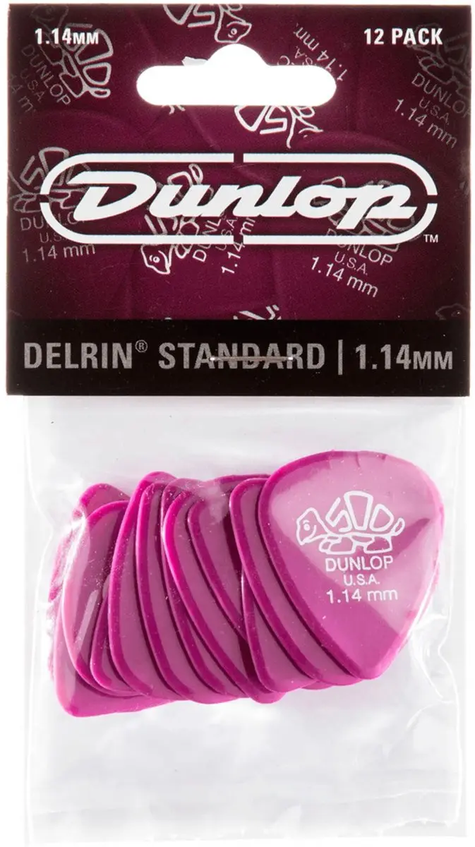 Dunlop Delrin Plectrum 1.14mm