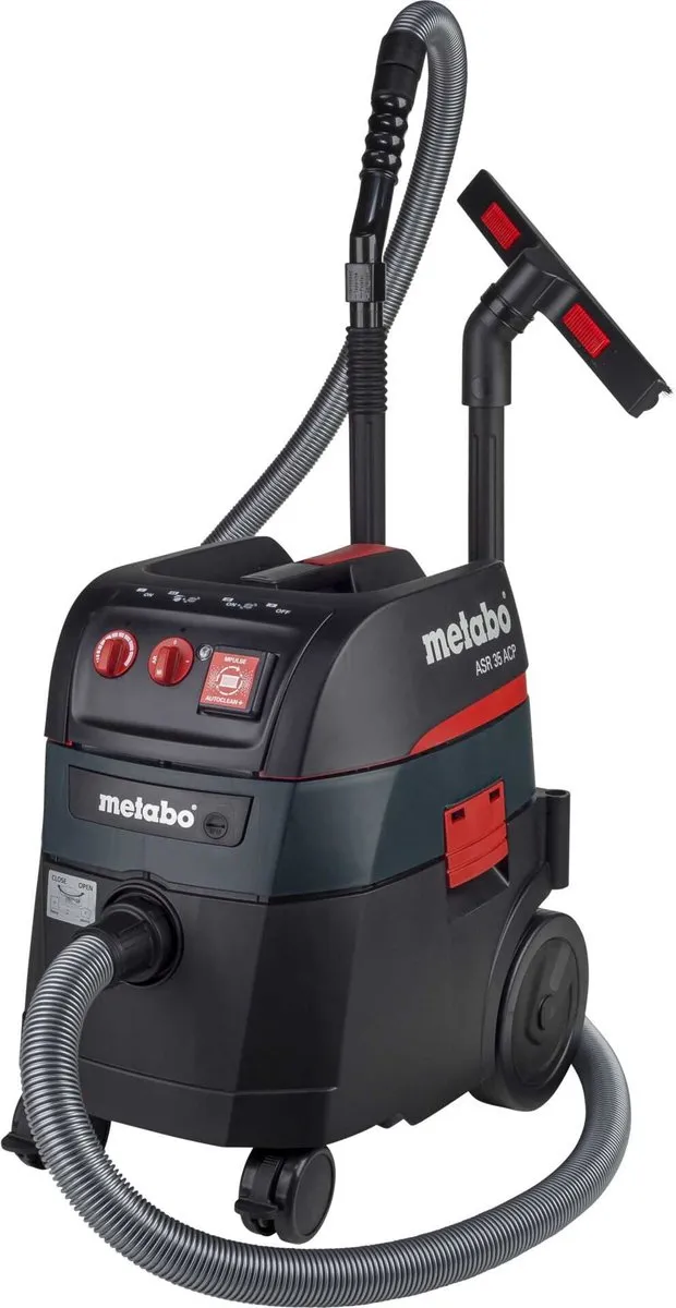 Metabo ASR 35 L ACP Industriële Stofzuiger 1400W - 35L - Zwart/Groen