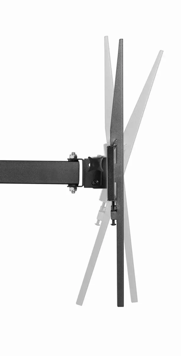 Gembird WM-55ST-03 Full-Motion TV Wandbeugel 32-55" - Zwart - afbeelding 6 van 6