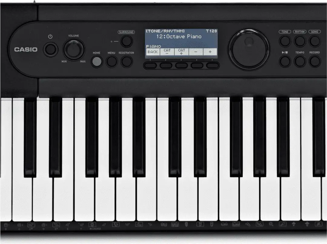 Casio CT-S400 Keyboard - 61 Toetsen - 600 Tonen - 200 Ritmes - Zwart