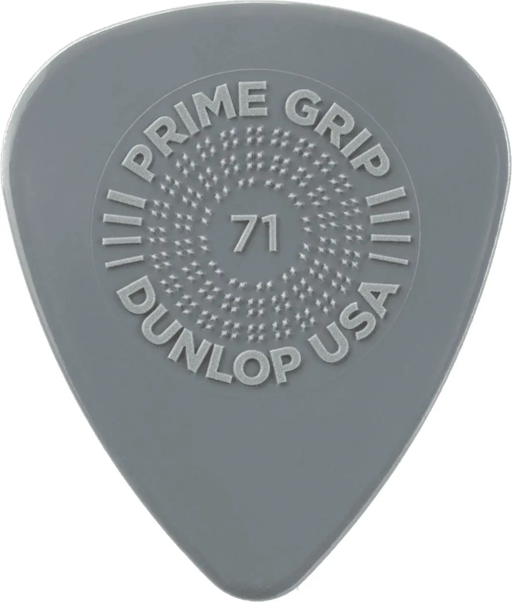 Dunlop Delrin 500 Prime Grip Plectrum 0,71mm - Grijs