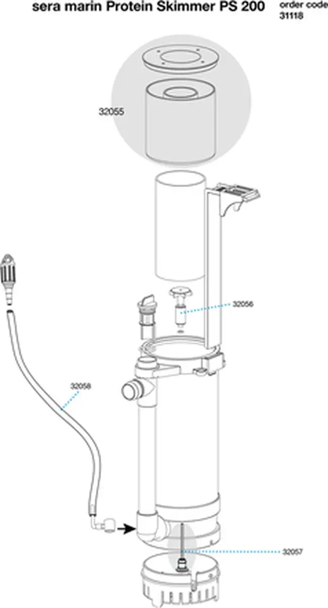 Sera Marin PS 130 Nano Eiwitafschuimer
