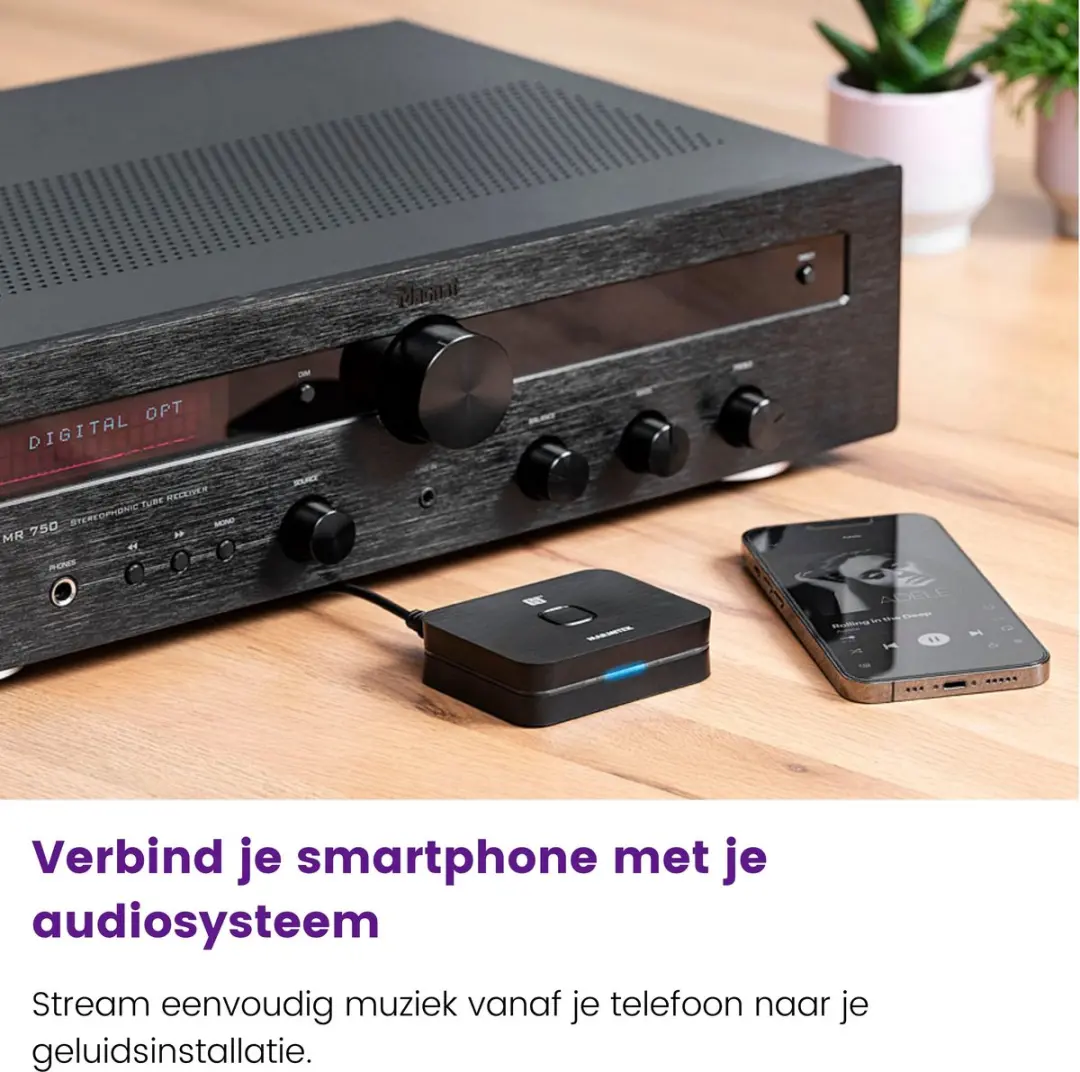 Marmitek BoomBoom 93 Bluetooth Receiver 25008312 - aptX Low Latency