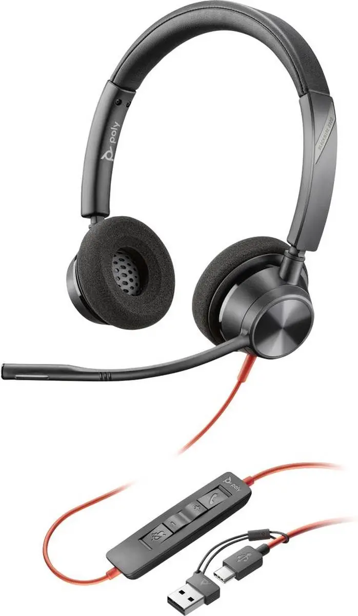 HP Poly Blackwire C3320 Headset