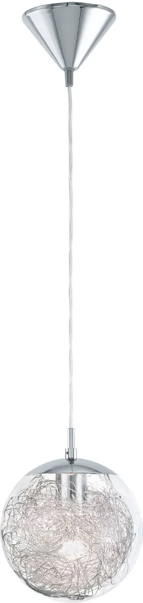 Eglo Luberio Hanglamp 1 Licht - Ø25cm Chroom