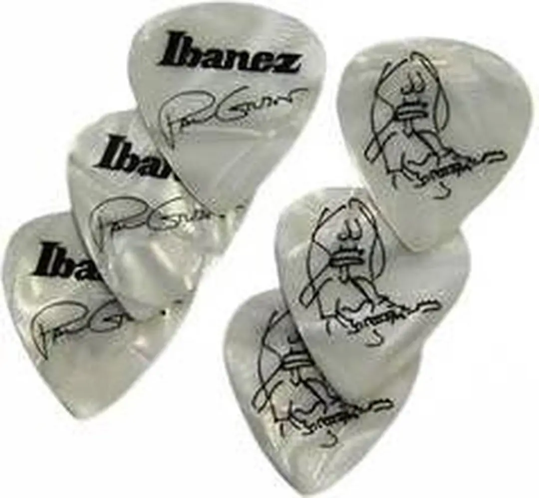 Ibanez Paul Gilbert B1000PG-PW Plektrumset - 6 Stuks - Pearlwit