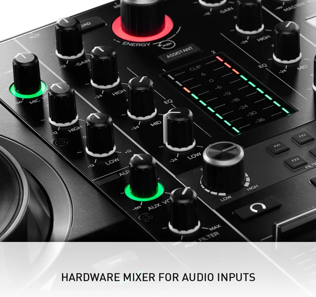 Hercules Inpulse 500 DJ Controller - 2 Kanalen - 16 Pads - HDP DJ60 Koptelefoon - Zwart
