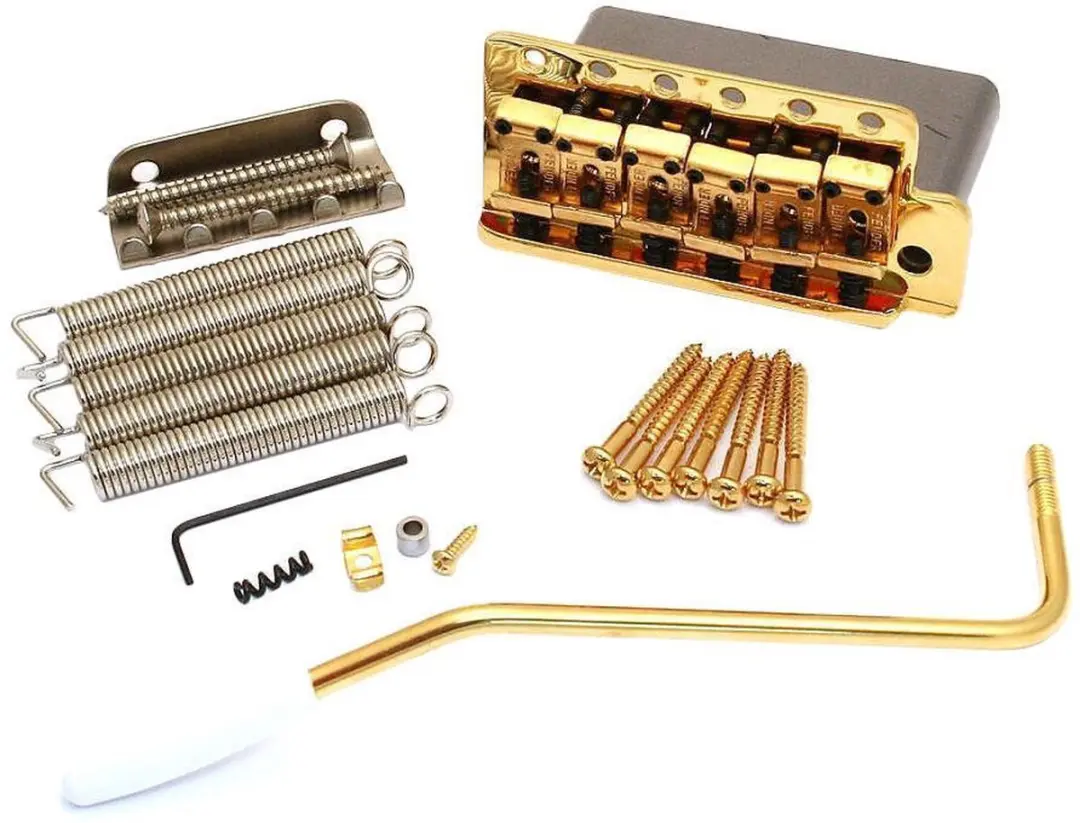 Fender Strat Tremolo Set Vintage Goud