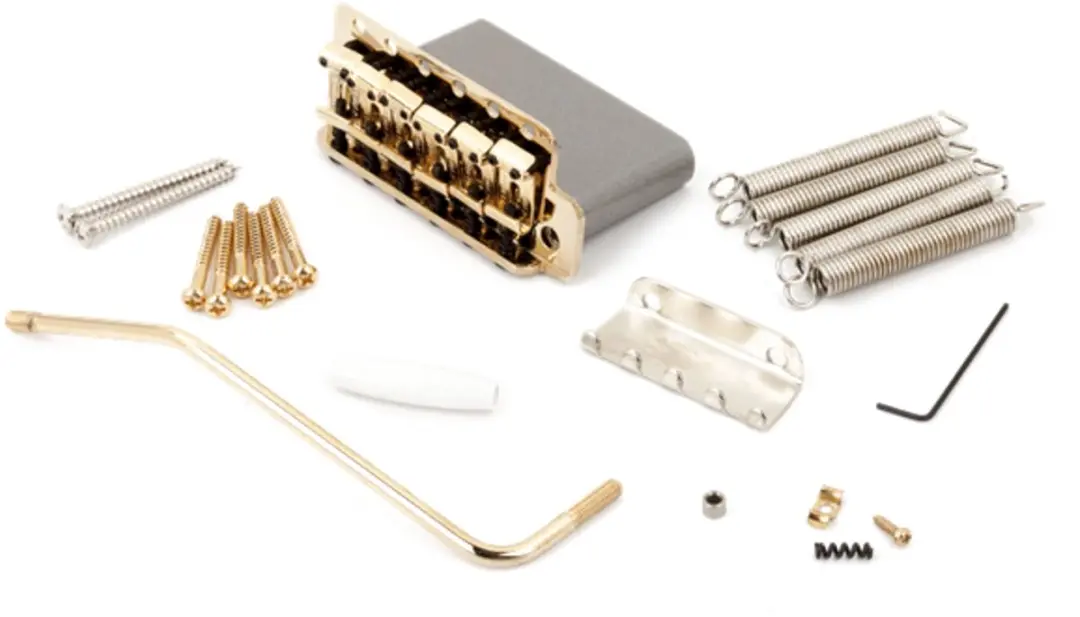 Fender Strat Tremolo Set Vintage Goud