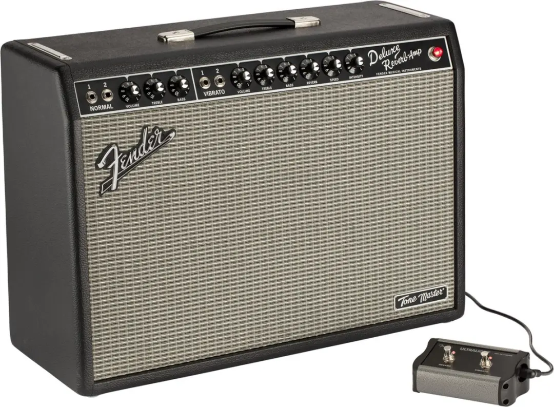 Fender Tone Master Deluxe Reverb Gitaarversterker 100W - Grijs - afbeelding 6 van 6