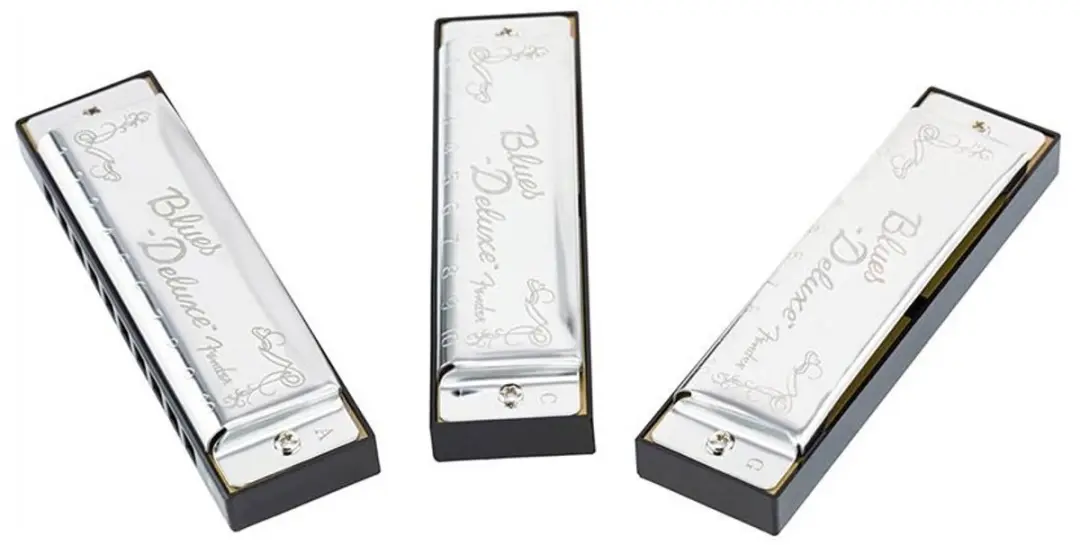Fender Blues Deluxe Harmonica 3-pack