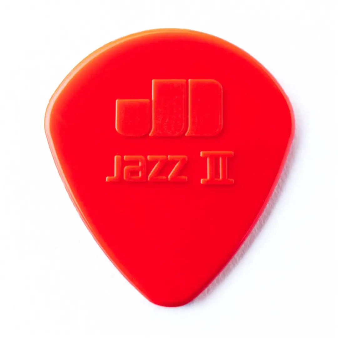 Dunlop Jazz II Plek. 6er-Set - Rood - 1,18mm