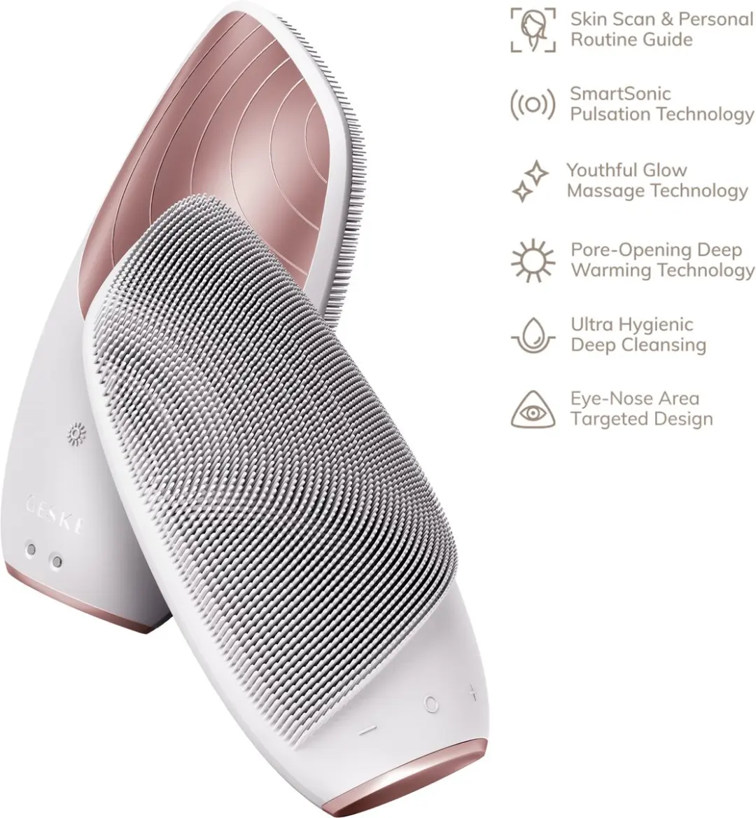 GESKE SmartAppGuided Sonic Thermo Facial Brush GK000007SL01 - 18 Snelheden - Starlight