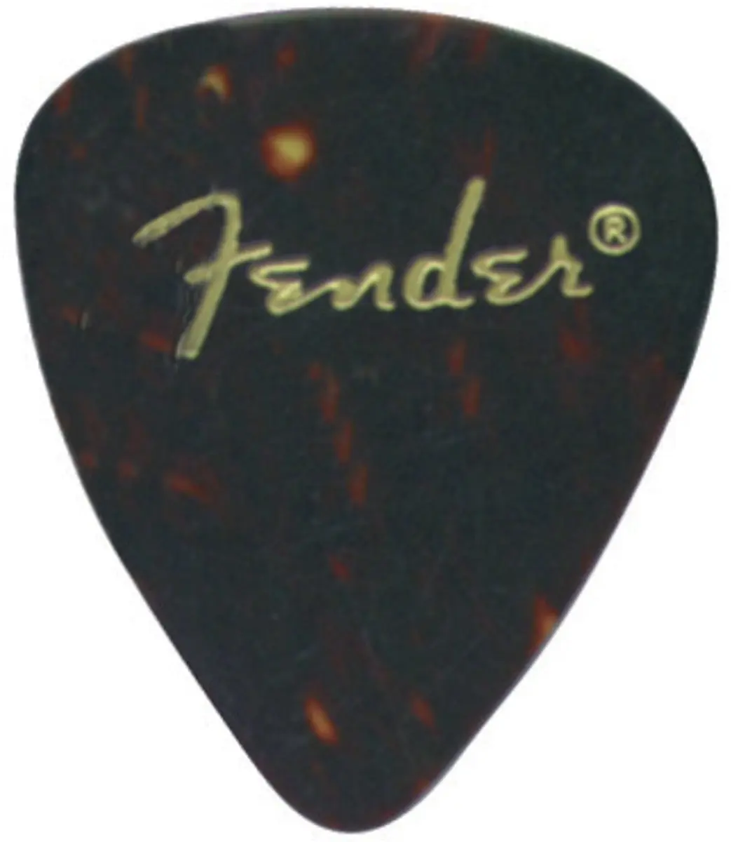Fender 351 Medium Schelp Parelmoer Gitaarpicks - 12 Stuks