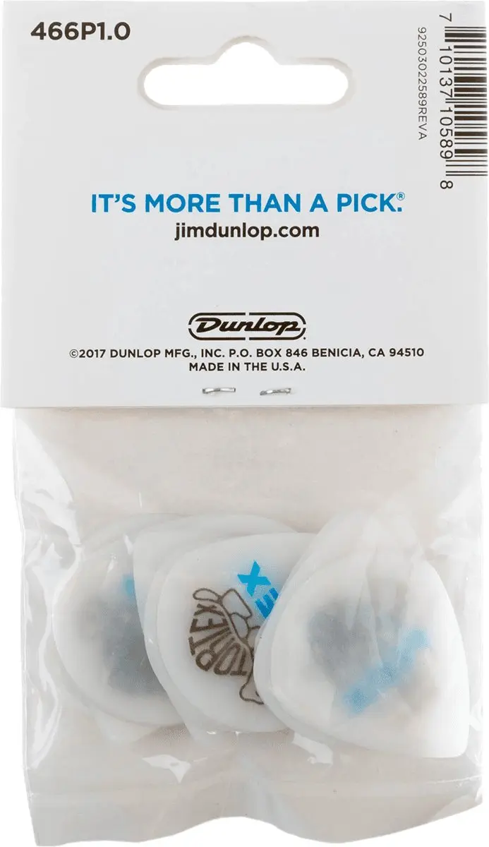 Dunlop Flex Jazz III XL Plectrum 1.00mm - Blauw - 12 Stuks