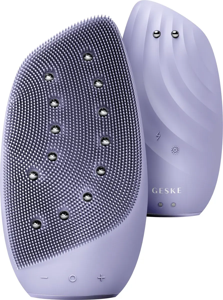 GESKE SmartAppGuided Sonic Thermo Facial Brush GK000006PL01 - 18 Snelheden - Paars