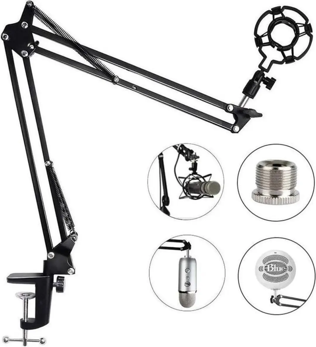 NÖRDIC MFK-003 Microfoonstatief - 2kg - Zwart