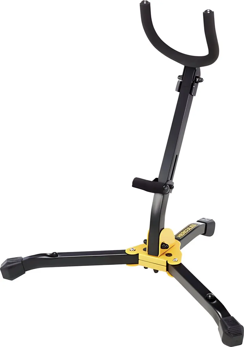 Hercules Saxofoonstandaard DS630B - Alt/Tenor - Zwart/Geel