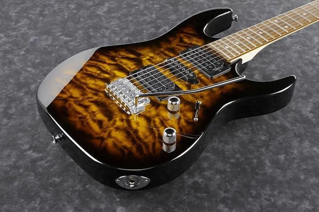 Ibanez Gio GRX70QA Sunburst Elektrische Gitaar - 6 Snaren
