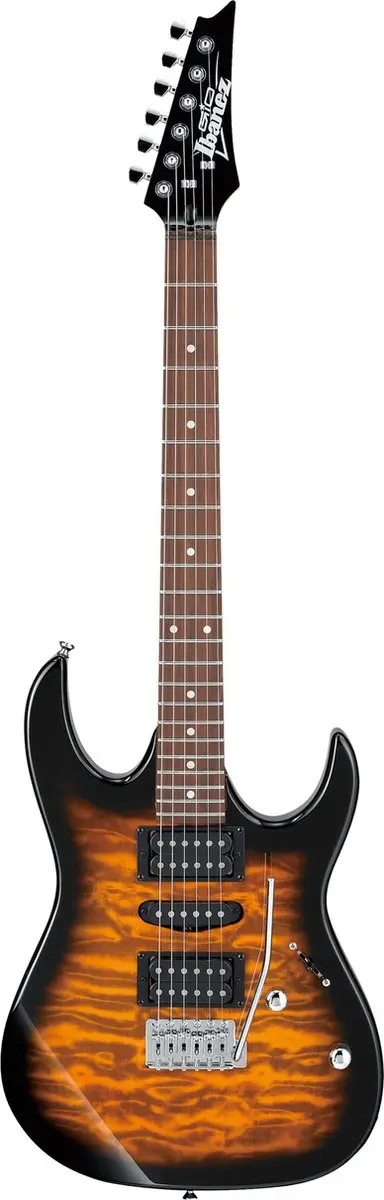Ibanez Gio GRX70QA Sunburst Elektrische Gitaar