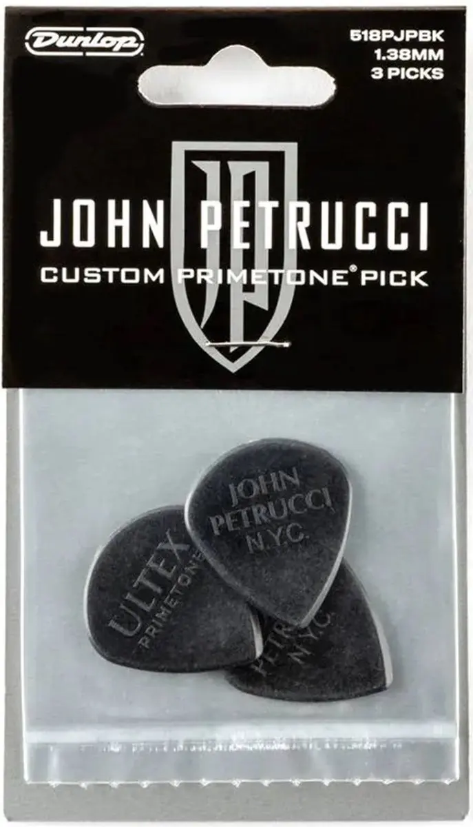 Dunlop 518P JP BK Primetone Jazz III Plectrumset