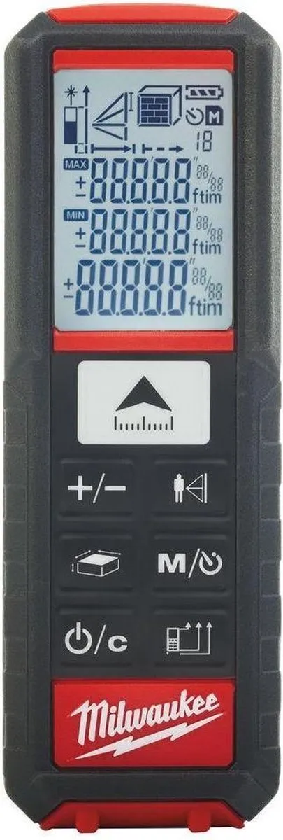 Milwaukee LDM 50 Laserafstandsmeter 50m
