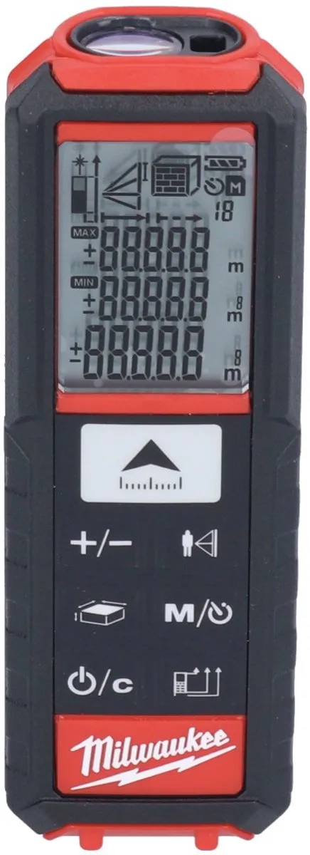 Milwaukee LDM 50 Laserafstandsmeter 50m - 1.5mm - afbeelding 4 van 6