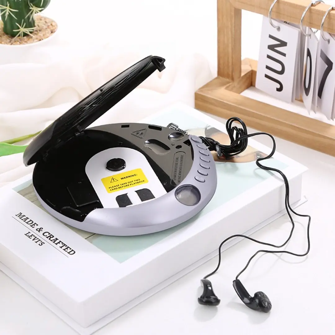 Denver DMP391 Discman - Anti-Shock - Zwart/Zilver