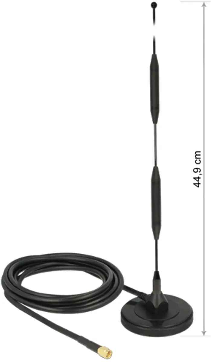 Delock 12425 Antenne 5dBi - Zwart