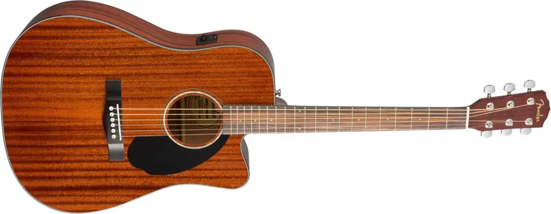 Fender CD-60SCE Dreadnought Akoestische Gitaar - Mahonie - afbeelding 6 van 6