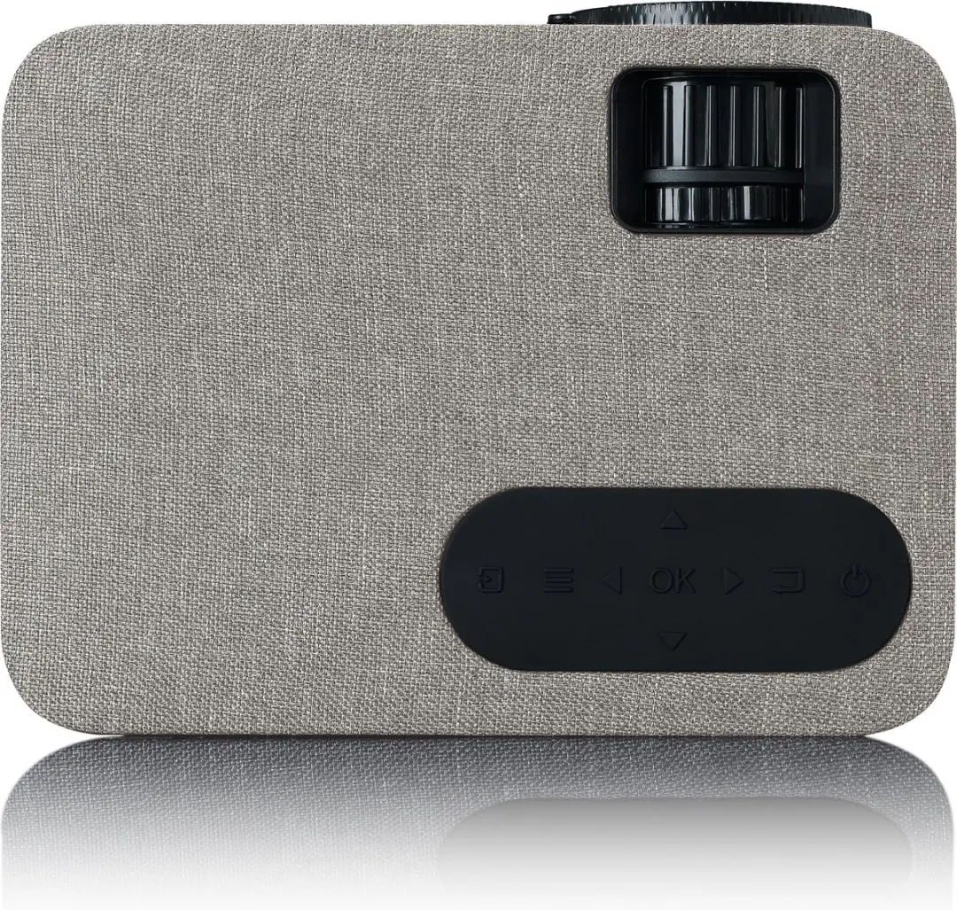 Lenco LPJ-700BKGY Mini Beamer - Full HD 1080P - Zwart