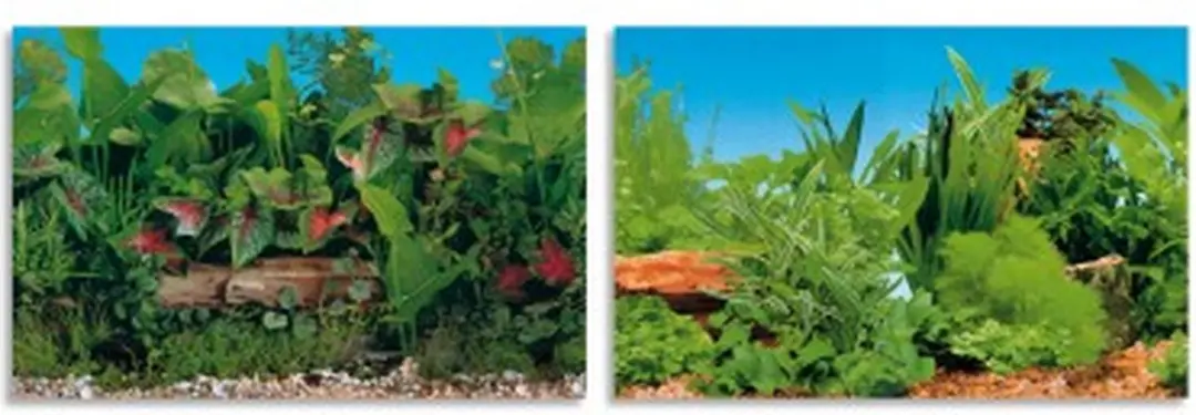 Ferplast Aquarium Achterwand 80x40cm - Blauw