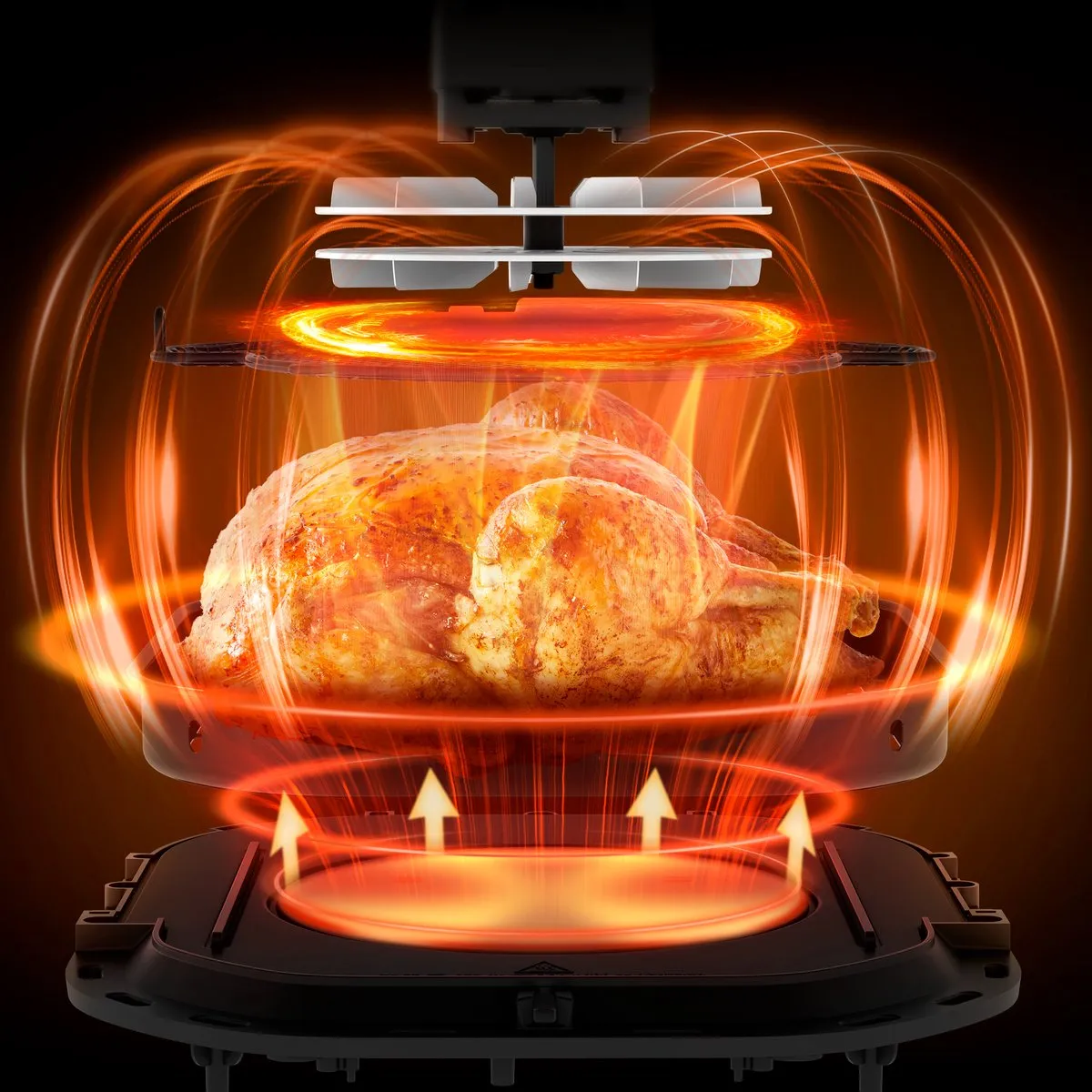 Moulinex Easy Fry Infrared EZ832HF0 Airfryer 7L - 2020W Zwart