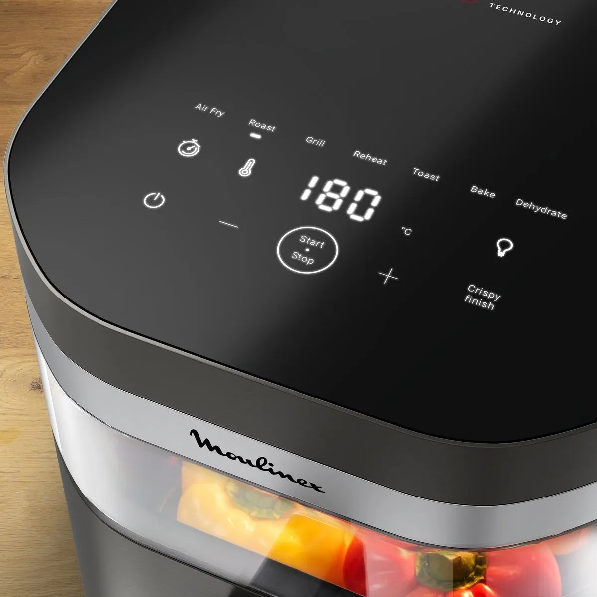 Moulinex Easy Fry Infrared EZ832HF0 Airfryer 7L - 2020W Zwart