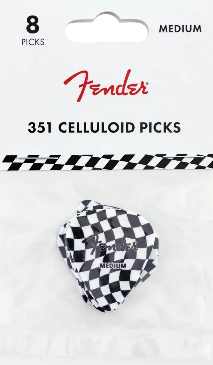 Fender Checkerboard Plectrums 8 Stuks