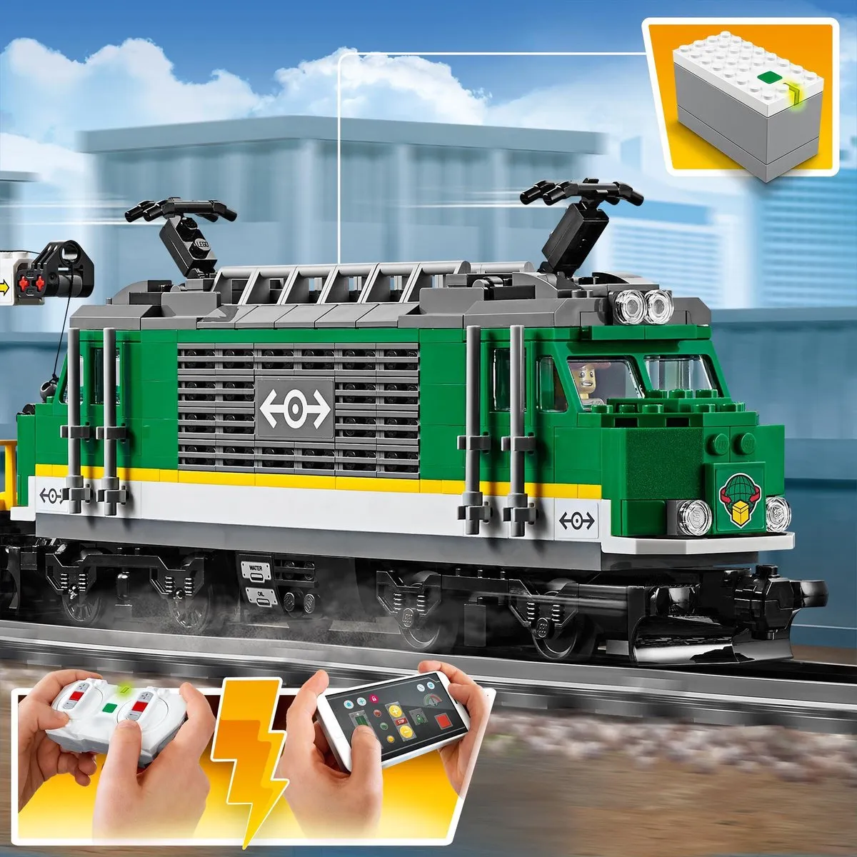LEGO City Vrachttrein 60198 - 1226 Stukken