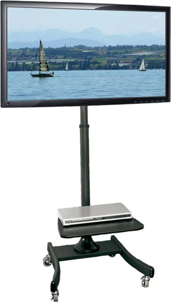 Value LCD/TV Rolstandaard - tot 35 kg - Zwart