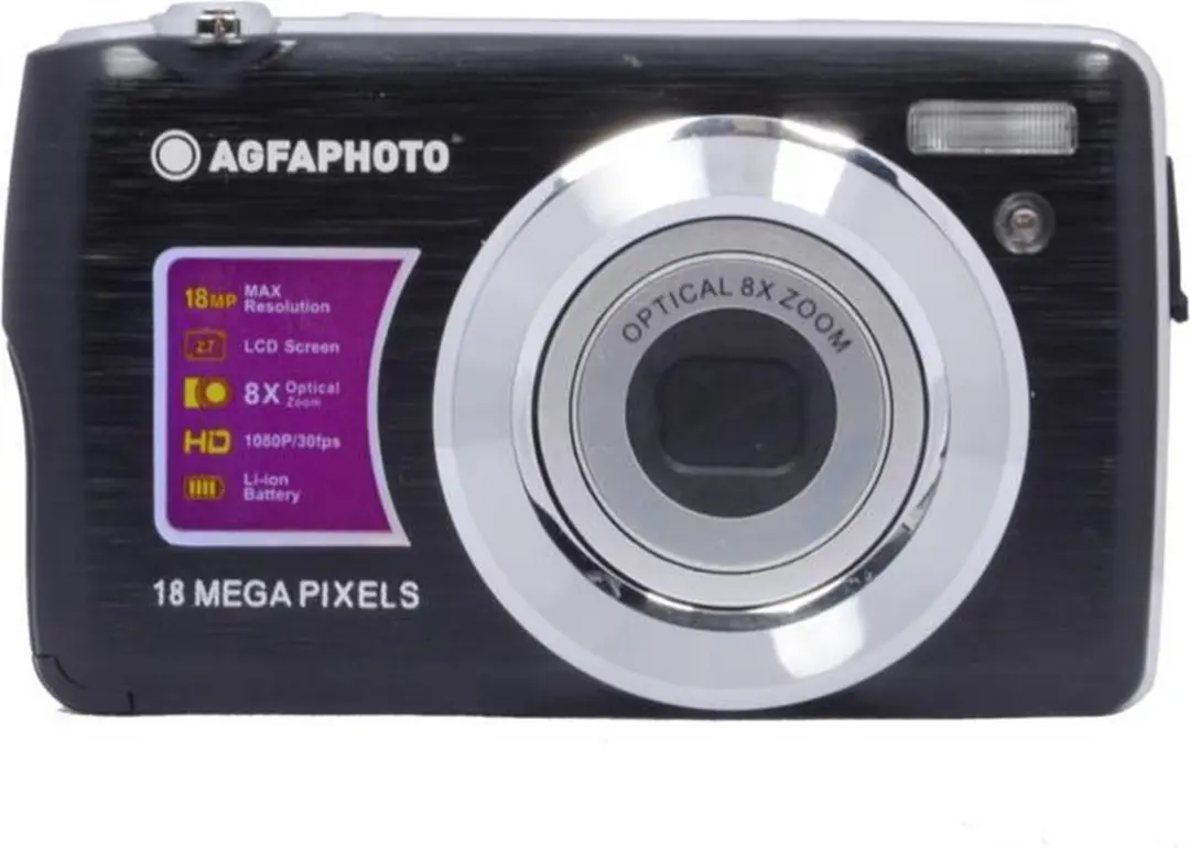 AgfaPhoto DC8200 Compactcamera - Zwart - afbeelding 6 van 6
