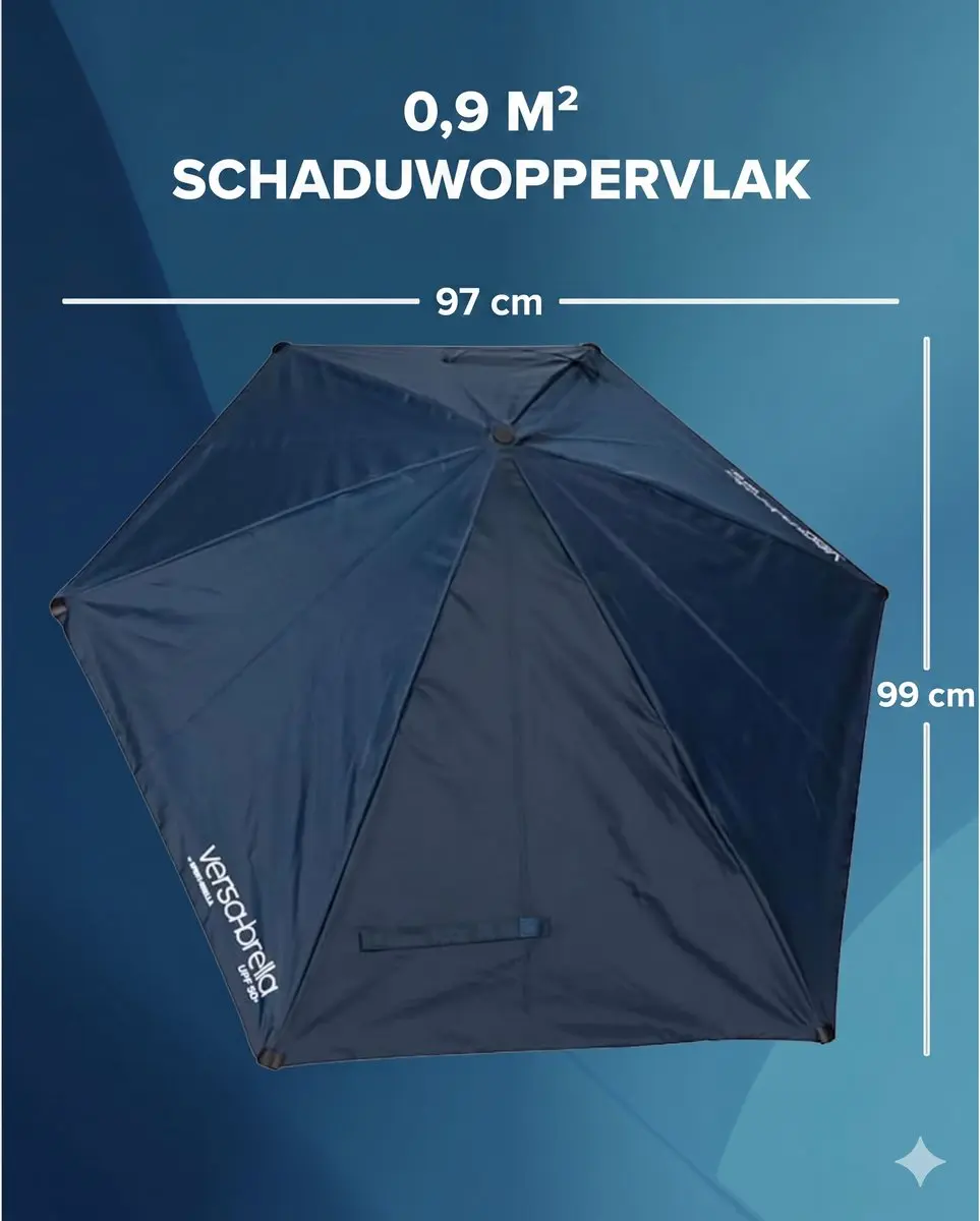 Sport-Brella Versa-Brella XL Parasol - Blauw - 107cm