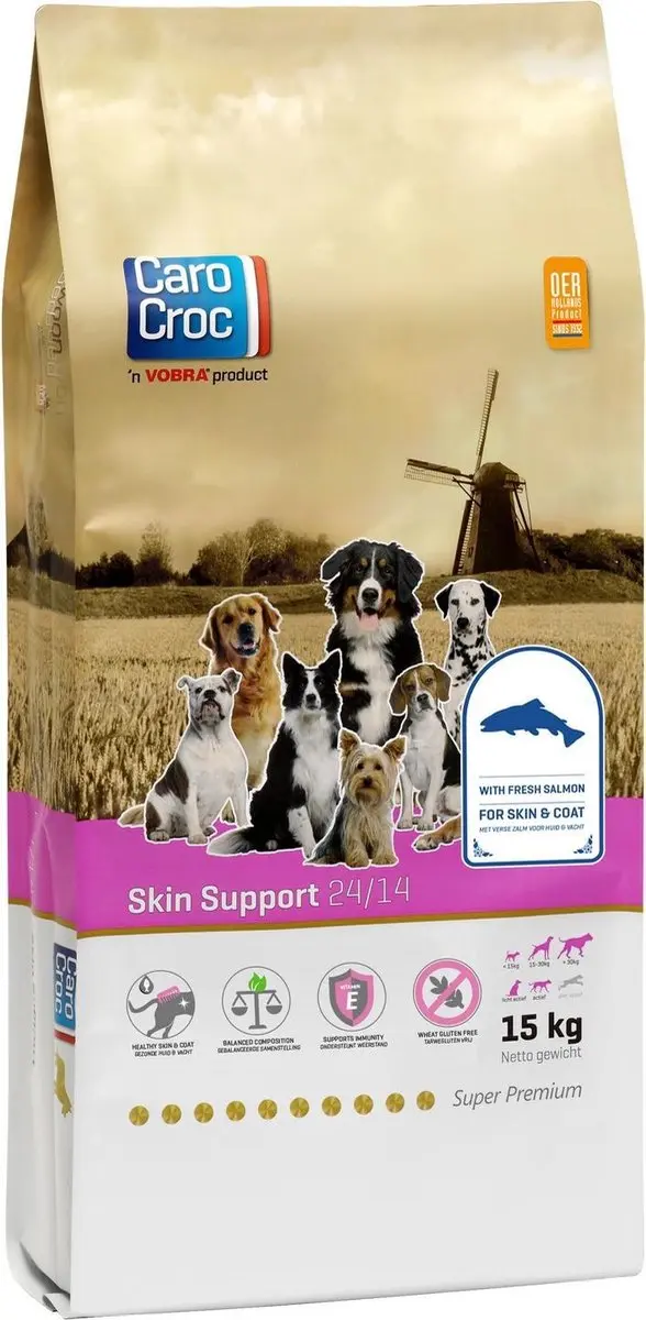 Carocroc Skin Support Hondenvoer 15kg