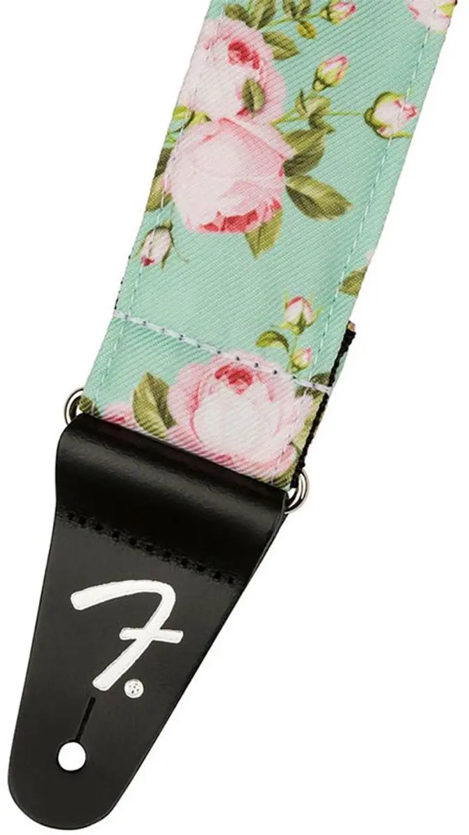 Fender Floral Strap - Surfgreen - Gitaarband