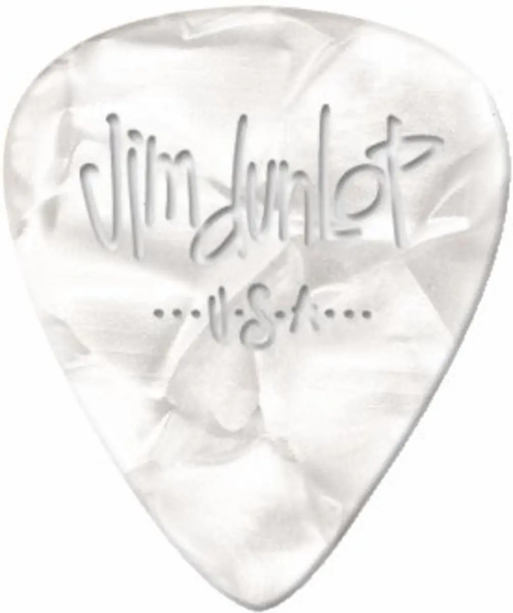 Dunlop Genuine Plektrum Pearl Wit 483