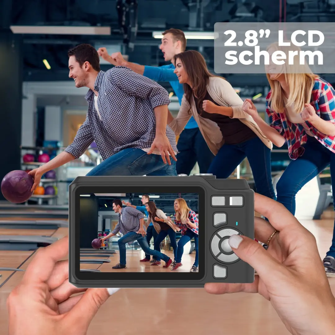 Denver DCA4818B Digitale Camera - 48MP - Full HD - Zwart
