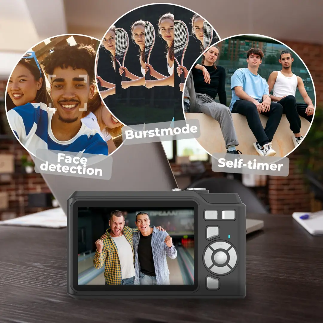 Denver DCA4818B Digitale Camera - 48MP - Full HD - Zwart