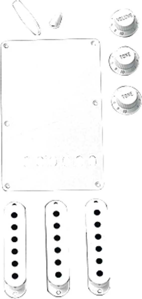 Fender Strat Accessory Kit - Wit